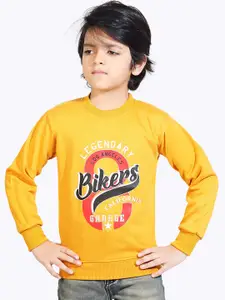 BAESD Boys Typography Printed Sweatshirt