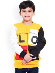 BAESD Boys Typography Printed Sweatshirt