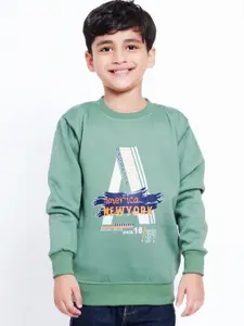 BAESD Boys Typography Printed Round Neck Long Sleeve Sweatshirts