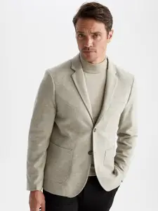 DeFacto Single-Breasted Notched Lapel Blazer