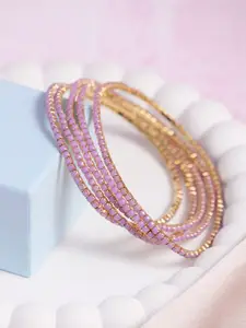 SALTY Set Of 5 Stretchable Bracelet