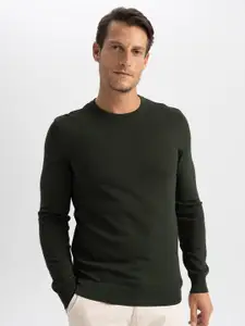 DeFacto Ribbed Pullover Sweater