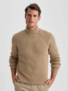 DeFacto Turtle Neck Ribbed Pullover