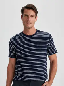 DeFacto Striped Round Neck T-shirt