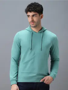 Urbano Fashion Men Solid Hooded Sweatshirt