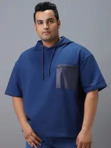 Urbano Plus Hooded Short Sleeves Sweatshirt
