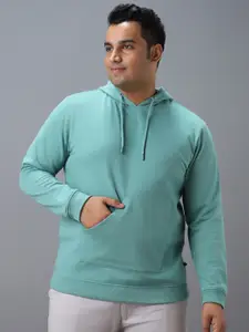 Urbano Plus Ribbed Hooded Pullover Sweatshirt