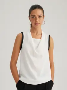 DeFacto Cowl Neck Sleeveless Top