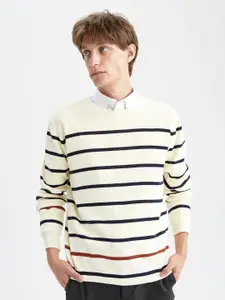 DeFacto Striped Acrylic Pullover