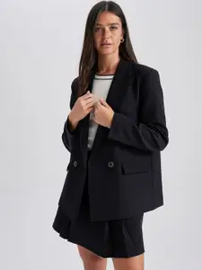 DeFacto Peaked Lapel Double-Breasted Blazer