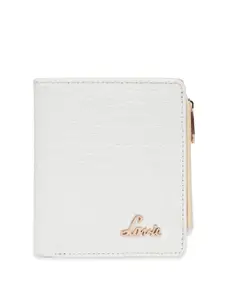 Lavie Women Checked Two Fold Wallet