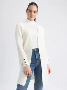 DeFacto Ribbed Long Sleeves Sweater