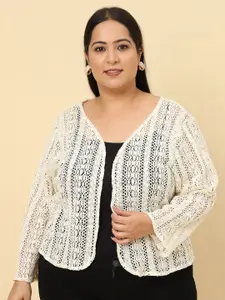 UnaOne Lace Overlay Shrug