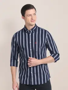 U.S. Polo Assn. Vertical Striped Pure Cotton Casual Shirt