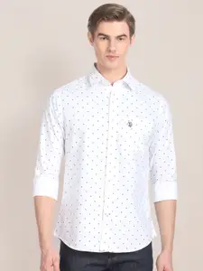 U.S. Polo Assn. Printed Comfort Cotton Casual Shirt