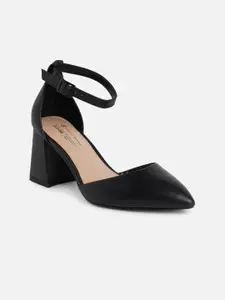 Call It Spring Pointed Toe Block Heel Pumps