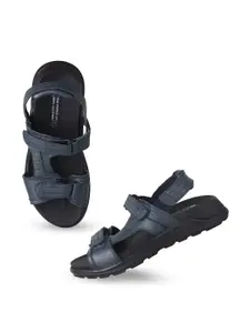 Red Chief Men Leather Comfort Sandals With Velcro Sandals