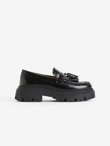 H&M Women Chunky Leather Loafers