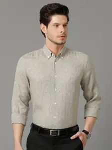 Aldeno Comfort Button-Down Collar Linen Casual Shirt