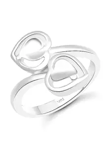 Vighnaharta Rhodium-Plated Finger Ring