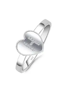 Vighnaharta Rhodium-Plated Finger Ring