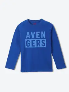 YK Marvel Boys Avengers Printed Cotton T-shirt
