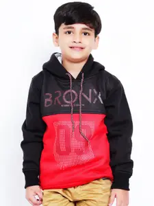 BAESD Boys Colourblocked Hooded Bomber Jacket