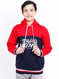 BAESD Boys Colourblocked Hooded Bomber Jacket