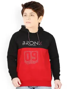 BAESD Boys Colourblocked Hooded Pullover Sweatshirts