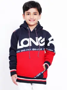 BAESD Boys Colourblocked Hooded Bomber Jacket