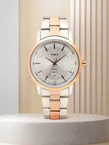 Timex Men Silver-Toned Analogue Watch - TW000G912