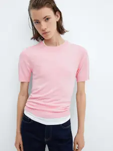 MANGO Women Solid Pullover