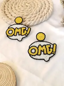 Crunchy Fashion Contemporary Drop Earrings