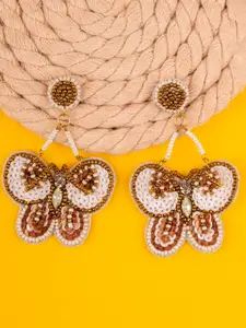Crunchy Fashion Contemporary Drop Earrings