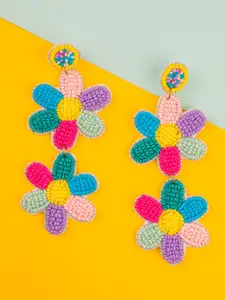 Crunchy Fashion Contemporary Drop Earrings