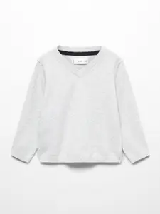 Mango Kids Boys V-Neck Pullover