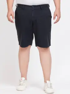 IVOC Plus Men Mid-Rise Pure Cotton Chino Shorts