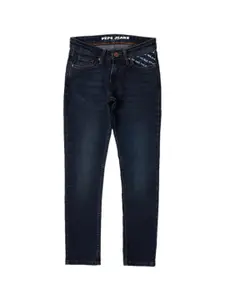 Pepe Jeans Boys Clean Look Mid-Rise Slim Fit Light Fade Stretchable Jeans