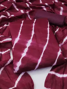 KALINI Leheriya Dyed Unstitched Dress Material