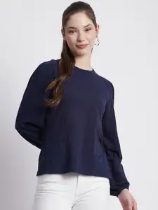 Beverly Hills Polo Club Puff Sleeves Pure Cotton Top
