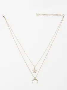 FOREVER 21 Gold-Plated Layered Necklace