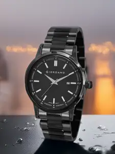 GIORDANO Men Dial & Stainless Steel Bracelet Style Straps Analogue Watch GZ-50094-22