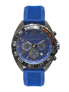 GIORDANO Men Embellished Dial & Textured Straps Analogue Watch GZ-50090-01