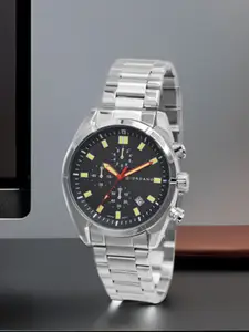 GIORDANO Men Textured Dial & Bracelet Style Straps Analogue Watch GZ-50096-11