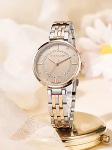 GIORDANO Women Embellished Bracelet Style Straps Analogue Watch GZ-60077-11