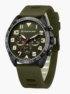 GIORDANO Men Water Resistant Cut Work Straps Analogue Watch GZ-50092-03