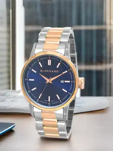 GIORDANO Men Stainless Steel Bracelet Style Straps Analogue Watch GZ-50094-33
