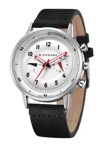 GIORDANO Men Printed Leather Straps Analogue Watch GZ-50088-02