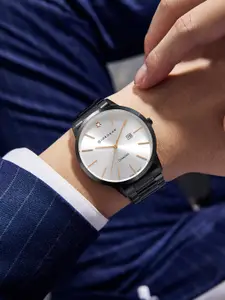 GIORDANO Men Stainless Steel Bracelet Style Straps Analogue Watch GZ-50101-22