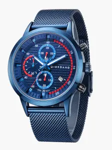 GIORDANO Men Patterned Bracelet Style Straps Analogue Watch GZ-50095-33